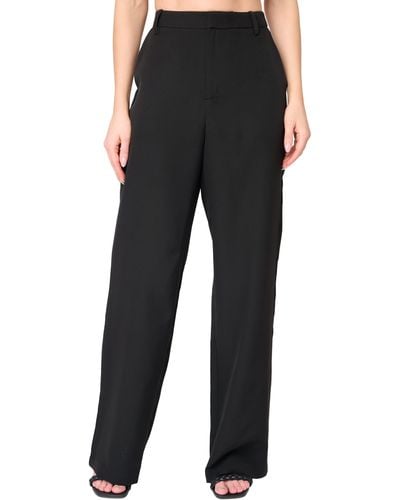Gibsonlook Lindsey High Waist Stretch Twill Stovepipe Pants - Black