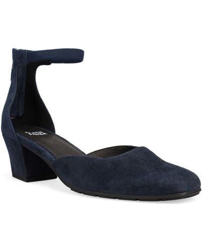 Eileen Fisher Veery Ankle Strap Pump - Blue