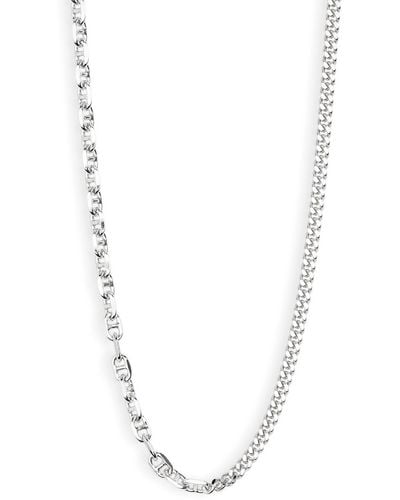 Tom Wood Rue Duo Chain Necklace - Blue