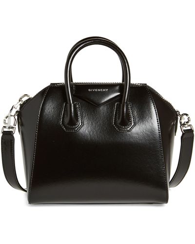 Givenchy Mini Antigona Leather Satchel - Black