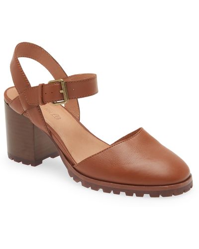 Madewell The Claudie Lugsole Mary Jane - Brown