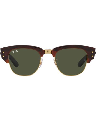 Ray-Ban Mega Clubmaster 50mm Square Sunglasses - Green