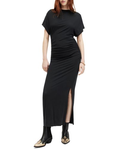 AllSaints Natalie Stretch Modal Maxi Dress - Black