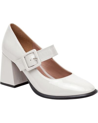 Linea Paolo Belle Mary Jane Pump - White