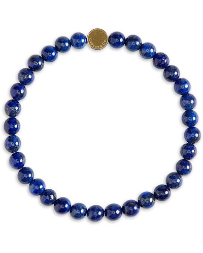 Caputo & Co. Stone Bead Bracelet - Blue