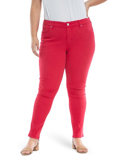 Slink Jeans Slim Fit Jeans - Red