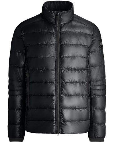 Canada Goose Crofton Water Repellent Packable Quilted 750 Fill Power Down Jacket - Black