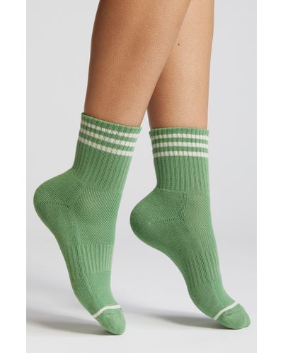 LE BON SHOPPE Girlfriend Quarter Socks - Green