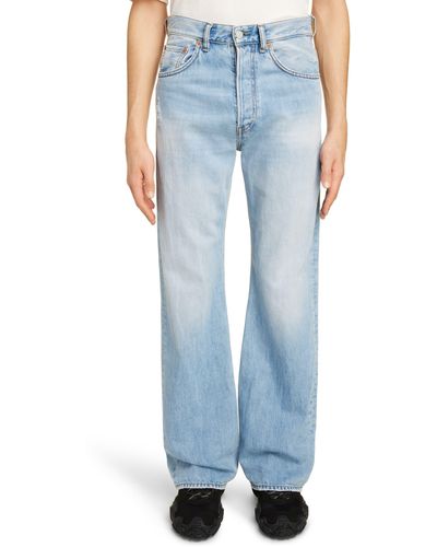 Acne Studios Loose Bootcut Jeans - Blue