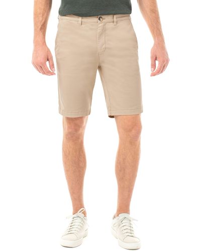 Liverpool Los Angeles Liverpool Stretch Cotton Shorts - Natural