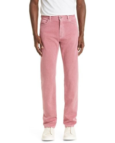 Zegna City Slim Fit Jeans - Red