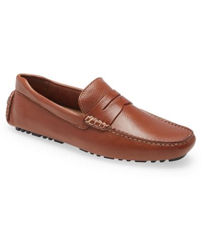 Nordstrom Driving Penny Loafer - Brown