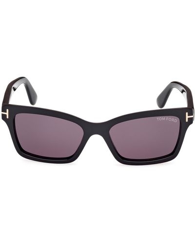 Tom Ford Mikel 54mm Square Sunglasses - Purple
