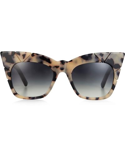Pared Eyewear Kohl & Kaftan 51.5mm Gradient Cat Eye Sunglasses - Multicolor