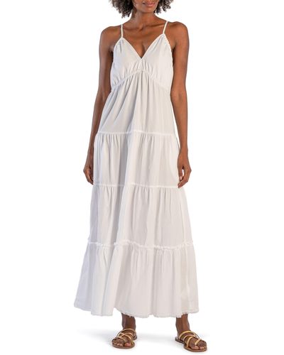 Kut From The Kloth Thea Tiered Ruffle Maxi Dress - Multicolor