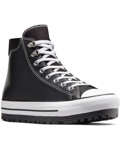 Converse Chuck Taylor® All Star® City Trek Waterproof High Top Sneaker - Black