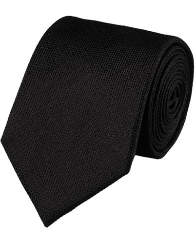 Charles Tyrwhitt Silk Stain Resistant Tie - Black