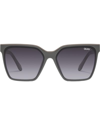 Quay Level Up 51mm Square Sunglasses - Gray