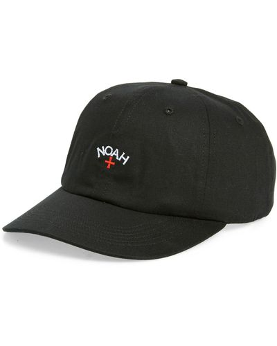 Noah Core Logo Twill Baseball Cap - Black