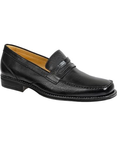 Sandro Moscoloni Andy Moc Toe Penny Loafer - Black
