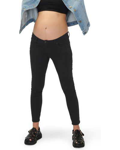 HATCH The Under The Bump Slim Maternity Jeans - Black