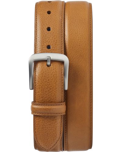 Shinola Canfield Vachetta Leather Belt - Brown