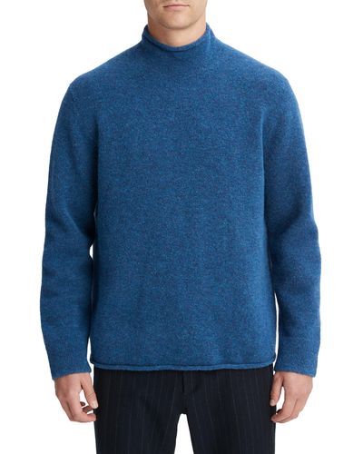 Vince Roll Neck Sweater - Blue