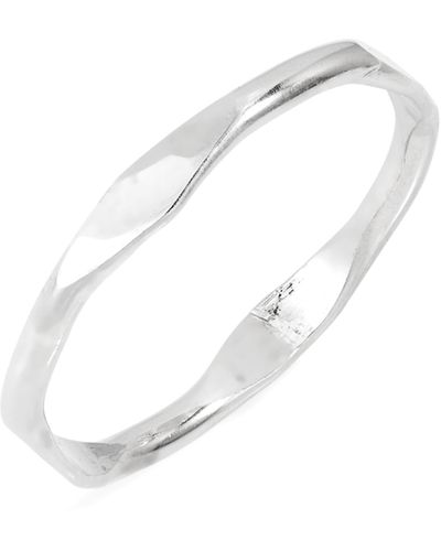 Nashelle Lume Stackable Ring - White