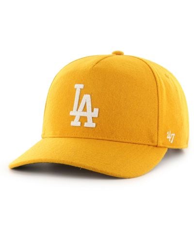 DIET STARTS MONDAY X '47 La Dodgers Can't Teach Taste Baseball Cap - Yellow