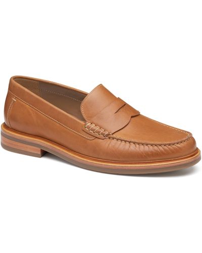 Johnston & Murphy Lyles Penny Loafer - Brown