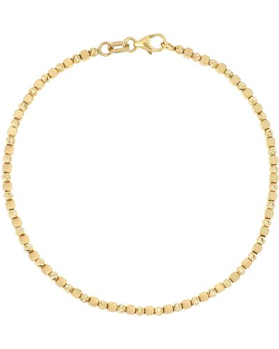 Bony Levy Mykonos 14k Gold Beaded Bracelet - Metallic