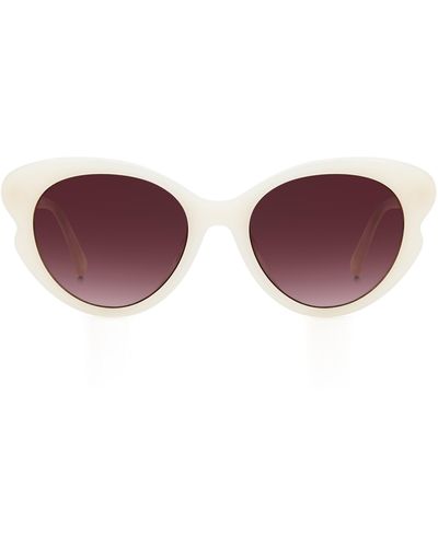 Kate Spade 53mm Elina/g/s Round Sunglasses - Purple