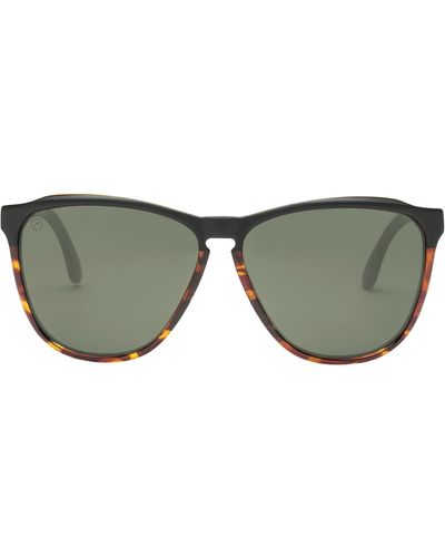 Electric Encelia 62mm Polarized Round Sunglasses - Green