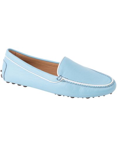 Patricia Green Jill Piped Driving Shoe - Blue