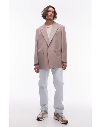 TOPMAN Oversize Boxy Suit Jacket - Multicolor