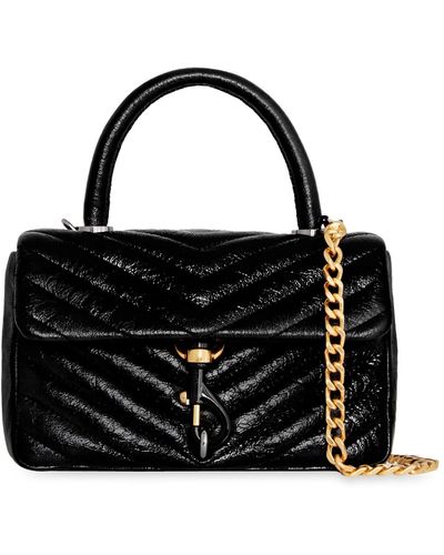Rebecca Minkoff Edie Top Handle Bag - Black
