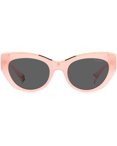 Polaroid 50mm Polarized Cat Eye Sunglasses - Multicolor