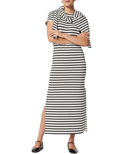 Spanx Spanx Airessentials Stripe Side Slit Maxi Dress - White