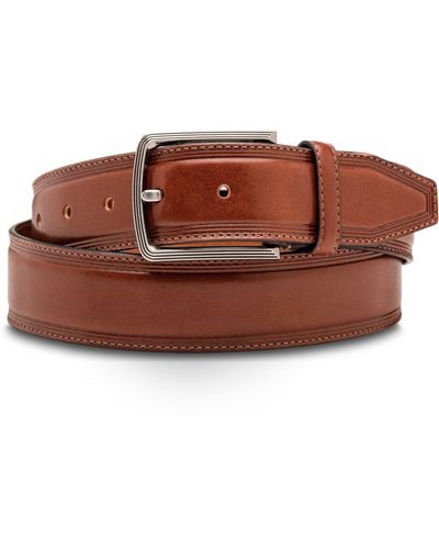 Bosca Sorento Leather Belt - Brown