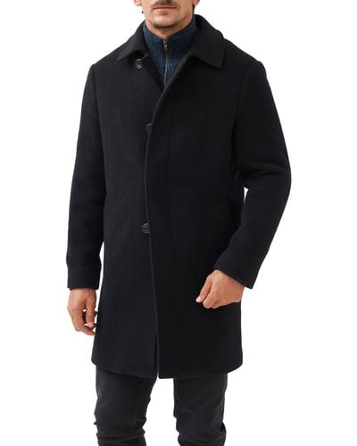 Rodd & Gunn Murchison Wool Blend Overcoat - Black