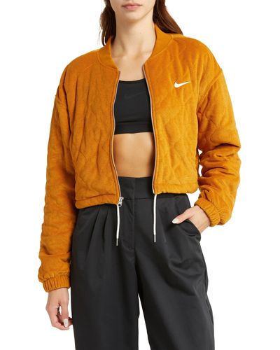 Orange Nike Jackets for Women | Lyst