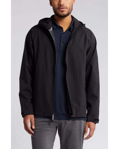 Zella Commuter Waterproof Hooded Jacket - Black