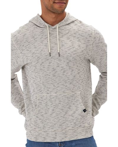 Threads For Thought Nico Stripe French Terry Hoodie - Gray