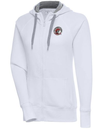 Antigua Tampa Spartans Victory Full-zip Hoodie At Nordstrom - Blue