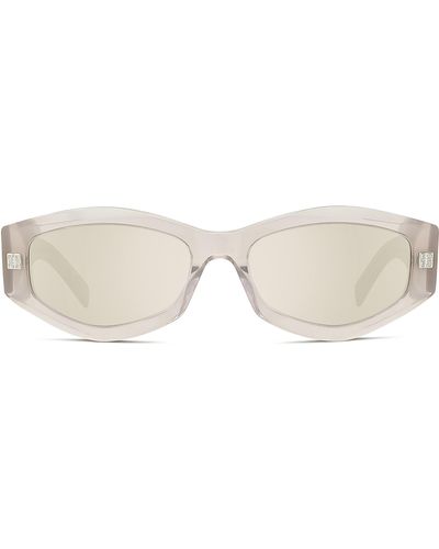 Givenchy Gvday 54mm Square Sunglasses - Natural