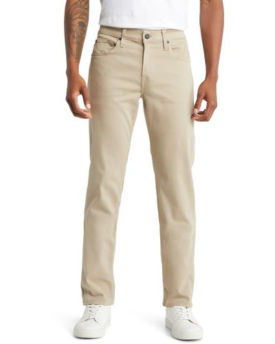 7 For All Mankind Slimmy Slim Fit Clean Pocket Performance Jeans - Natural