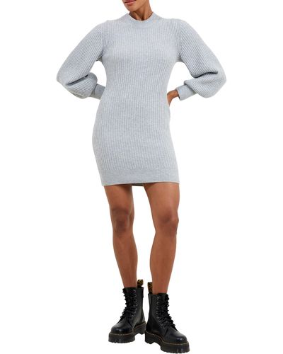 French Connection Vhari Babysoft Rib Sweater Minidress - Multicolor