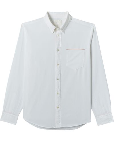 Billy Reid Msl One-pocket Button-down Shirt - White