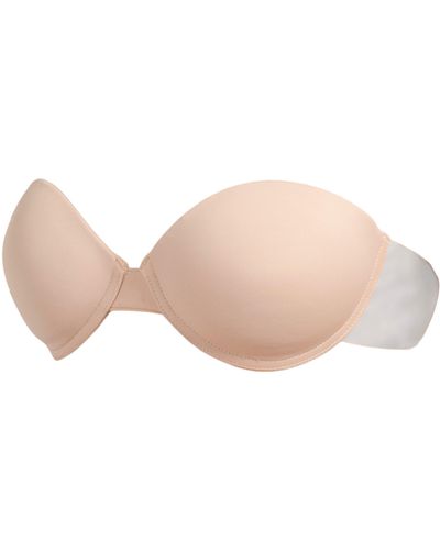 Fashion Forms Go Bare Ultimate Boost Backless Strapless Reusable Adhesive Underwire Bra - Pink