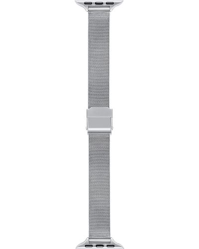 The Posh Tech Blake Stainless Steel Apple Watch® Watchband - White
